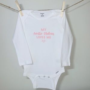 My Auntie Loves Me Onesie